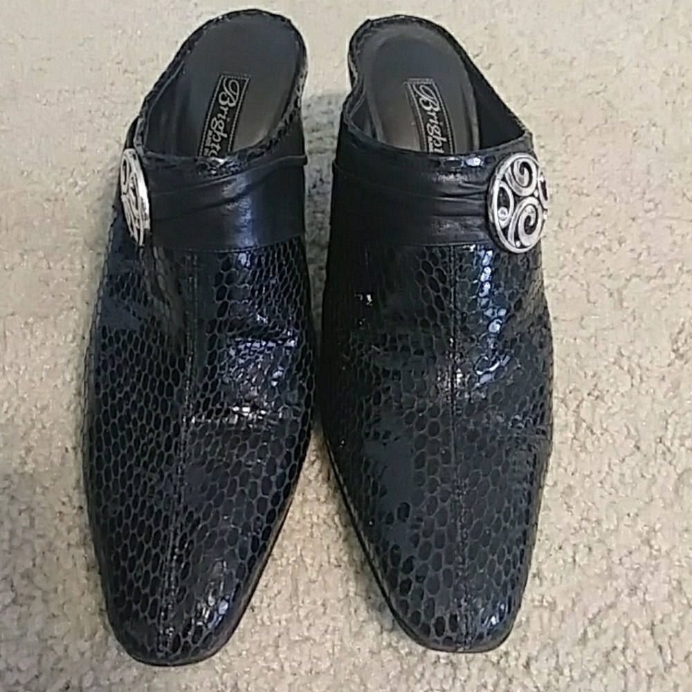 Brighton leather mules